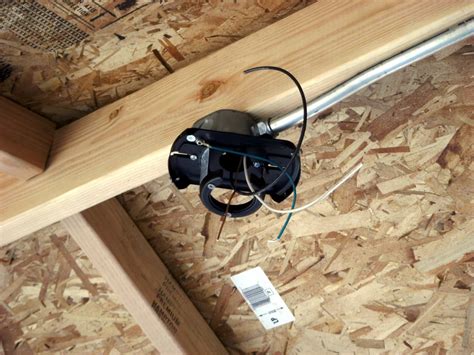 celing fan box to metal joist|how to frame a ceiling fan.